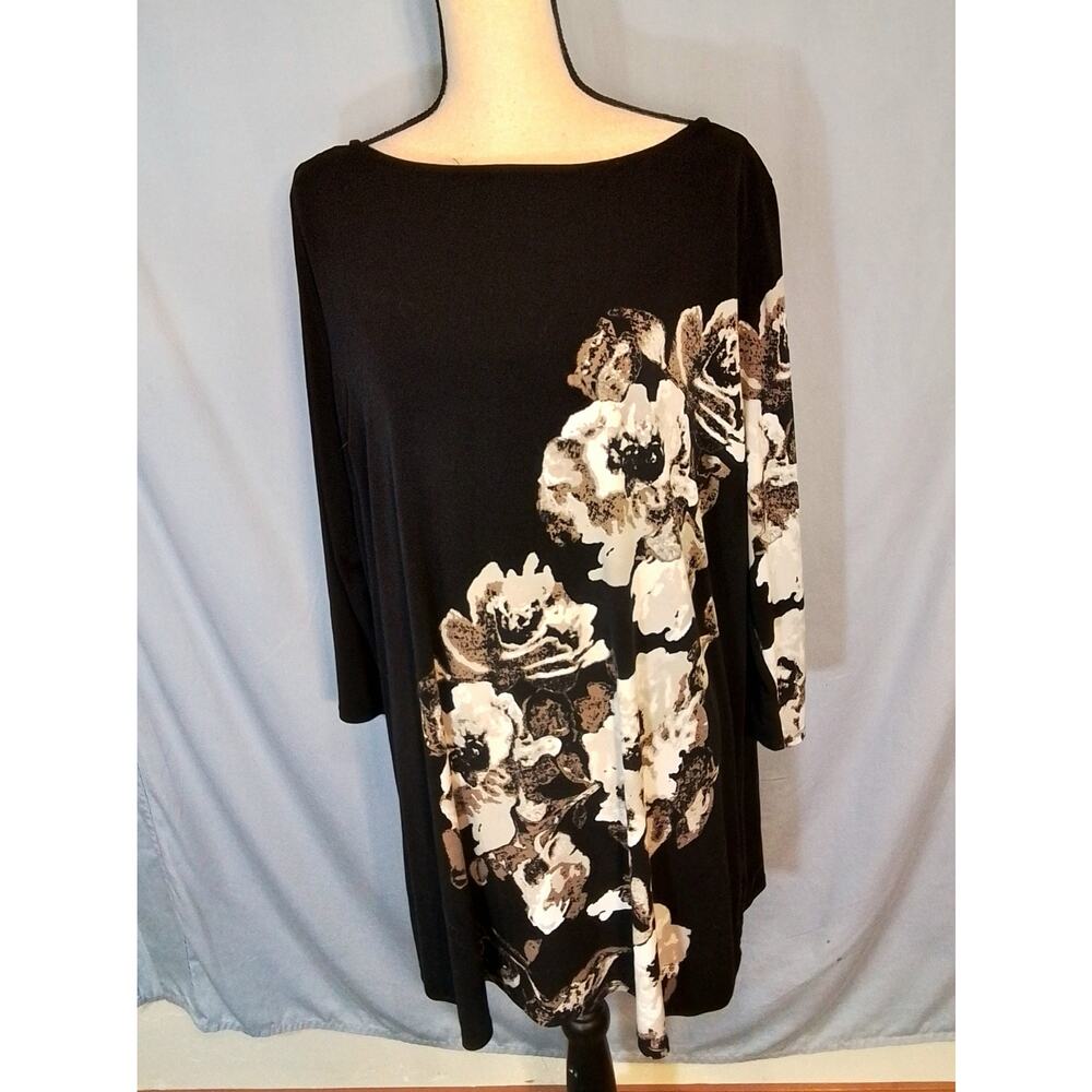 Style & Co; black long tunic